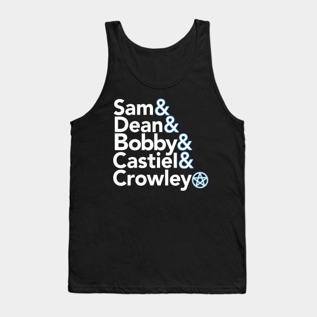 Supernatural Characters Tank Top by Boots